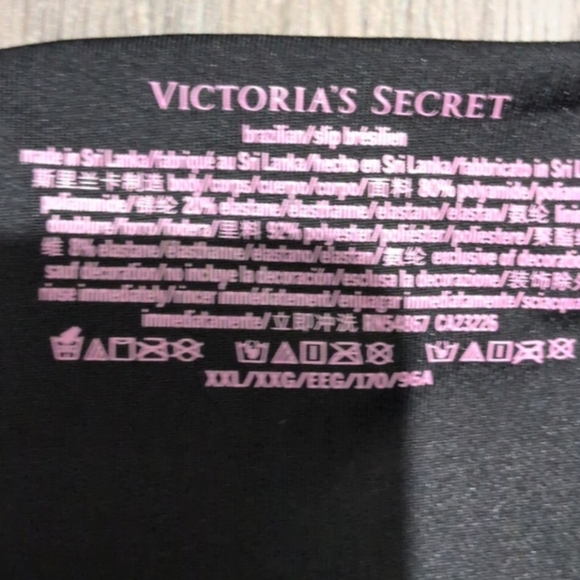 Victoria's Secret Twist Front Bikini Set Side Tie & Brazillian Bottoms 40DD XXL - Picture 6 of 12